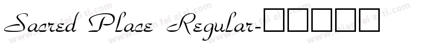 Sacred Place Regular字体转换